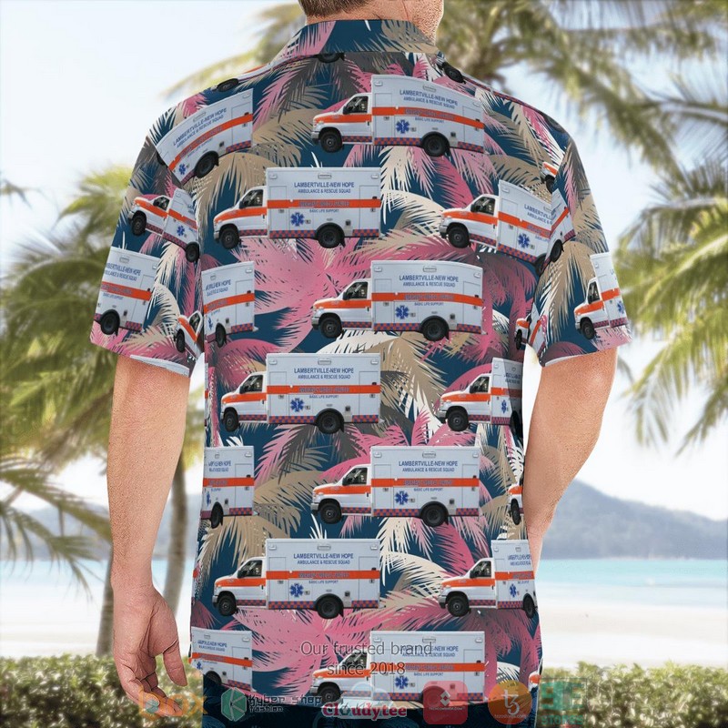 NEW Lambertville New Jersey Lambertville-New Hope Ambulance & Rescue Squad Aloha Shirt 4 NEW Lambertville New Jersey Lambertville-New Hope Ambulance & Rescue Squad Aloha Shirt word2