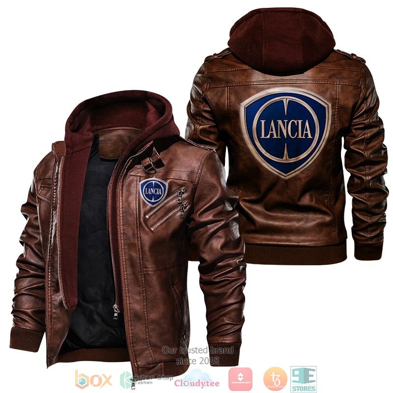 NEW Lancia Automobiles S.p.A. PU Leather Jacket 5 NEW Lancia Automobiles S.p.A. PU Leather Jacket word2