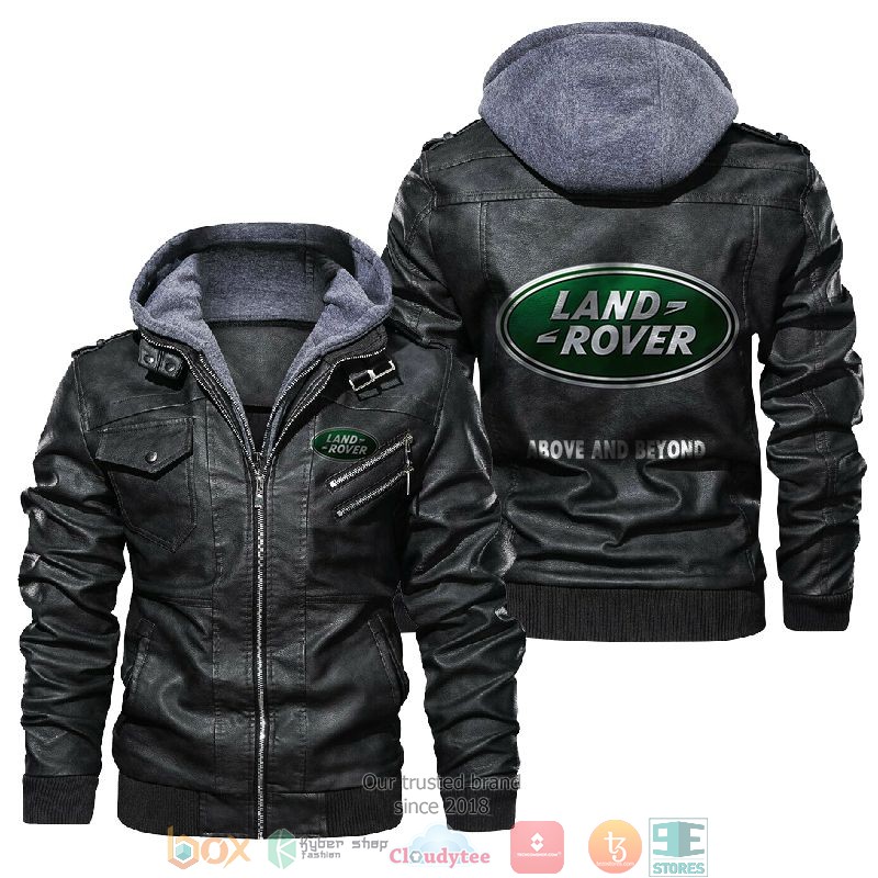 NEW Land Rover PU Leather Jacket 2 NEW Land Rover PU Leather Jacket word2