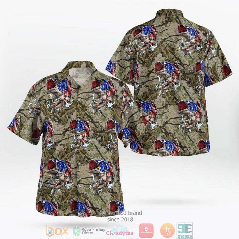 Largemouth Bass Fishing Independence Day Hawaiian Shirt 9 Largemouth Bass Fishing Independence Day Hawaiian Shirt word1
