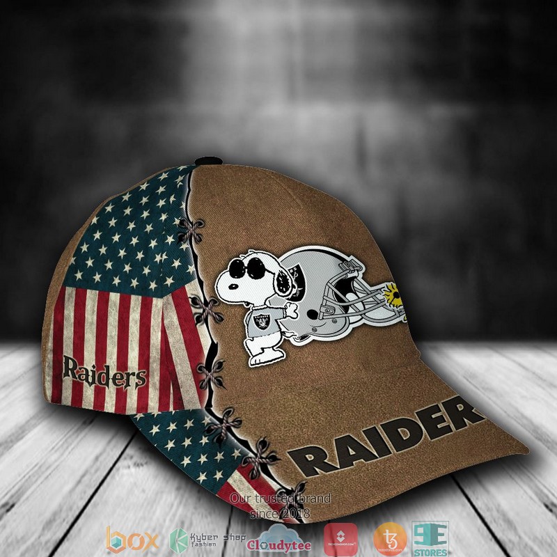 Las Vegas Raiders Snoopy NFL Custom Name Cap 3 Las Vegas Raiders Snoopy NFL Custom Name Cap word2