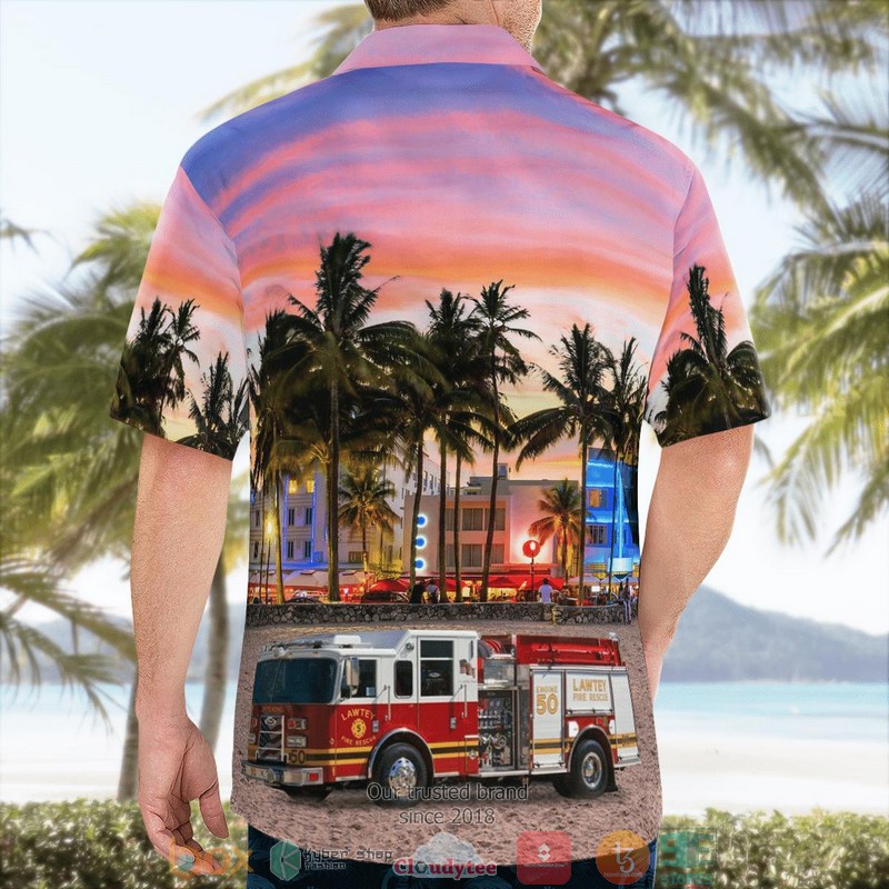 Lawtey Florida Lawtey Fire Rescue Hawaii 3D Shirt 2 Lawtey Florida Lawtey Fire Rescue Hawaii 3D Shirt word1