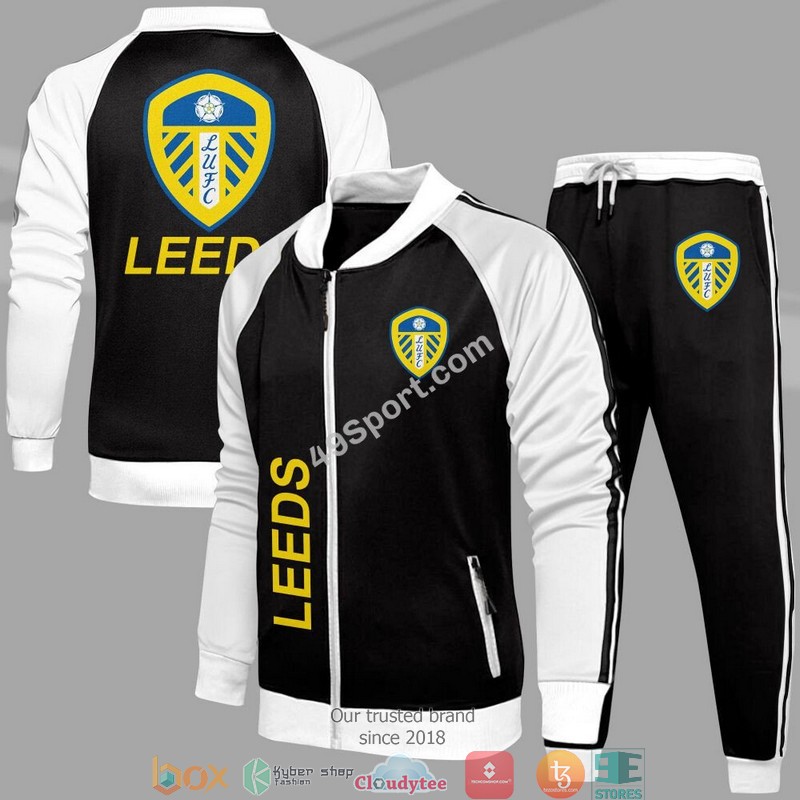 Leeds United Tracksuit Jacket, Pants word2