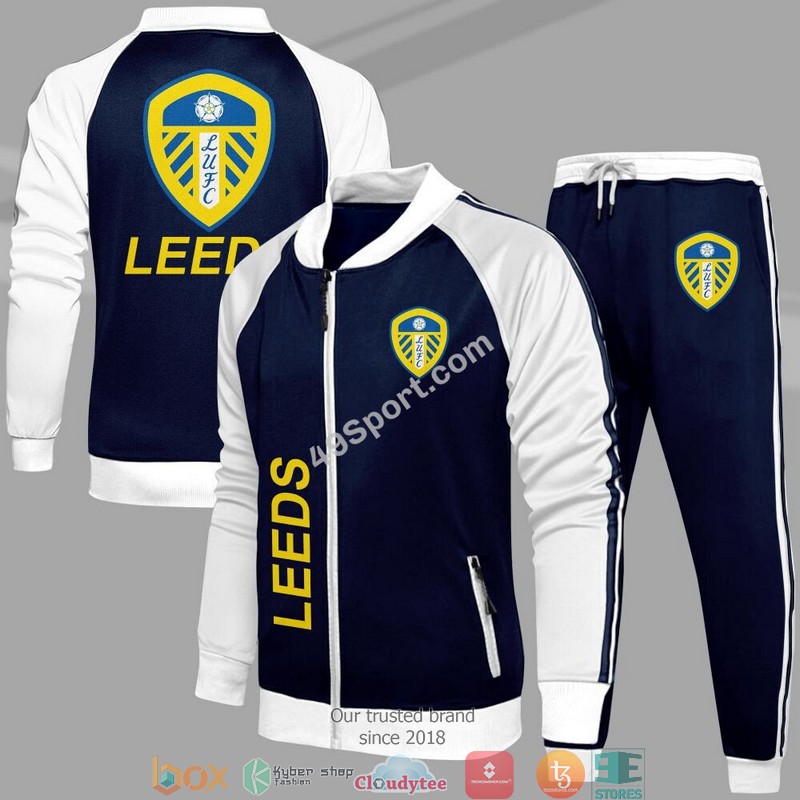 Leeds United Tracksuit Jacket, Pants word2