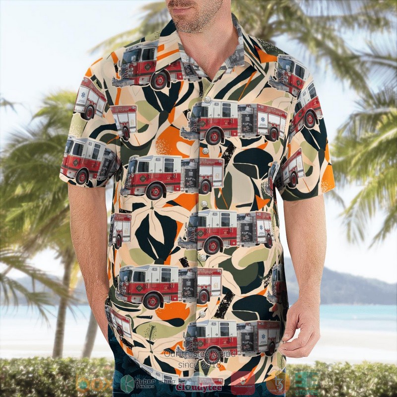 Leesburg Florida Leesburg Fire Department Hawaii 3D Shirt 4 Leesburg Florida Leesburg Fire Department Hawaii 3D Shirt word1