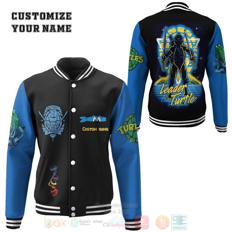 BEST Leonardo TMNT Leo Blue Cosplay Custom Name Unisex Baseball Jacket 8 BEST Leonardo TMNT Leo Blue Cosplay Custom Name Unisex Baseball Jacket word1