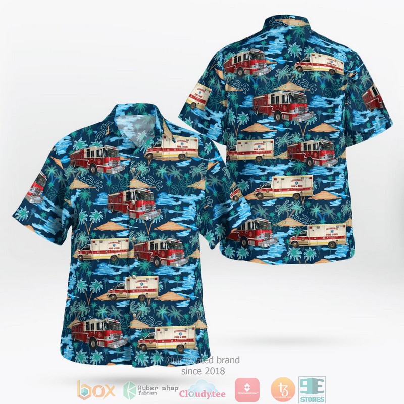 Lethbridge Fire and Emergency Services Aloha Shirt