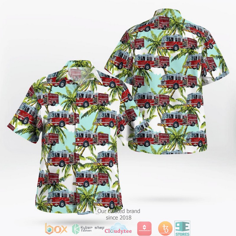 Lexington North Carolina North Lexington Triangle Fire Department Hawaiian Shirt word2