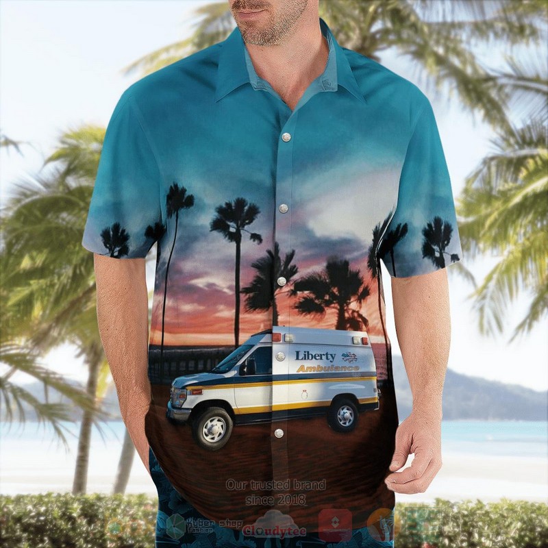 BEST Liberty Ambulance Jacksonville, Florida 3D Aloha Shirt 3 BEST Liberty Ambulance Jacksonville, Florida 3D Aloha Shirt word2