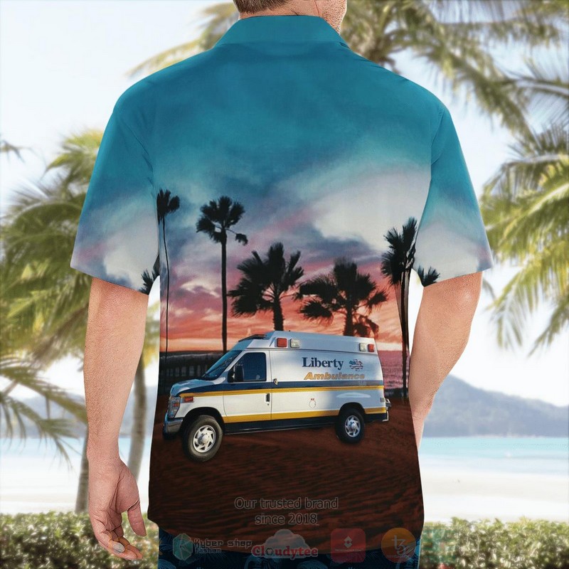 BEST Liberty Ambulance Jacksonville, Florida 3D Aloha Shirt 4 BEST Liberty Ambulance Jacksonville, Florida 3D Aloha Shirt word2