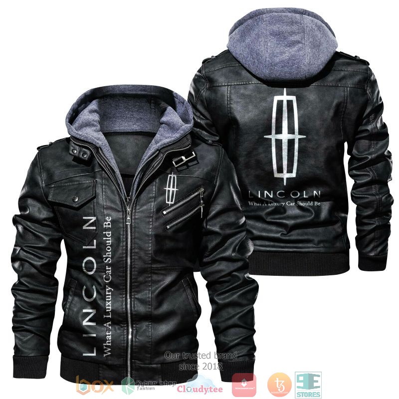 NEW Lincoln Motor Company PU Leather Jacket 2 NEW Lincoln Motor Company PU Leather Jacket word3