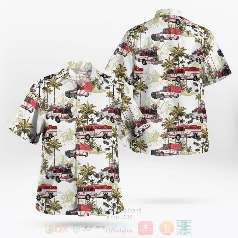 BEST Little Elm Fire Department, Little Elm, Texas 3D Aloha Shirt