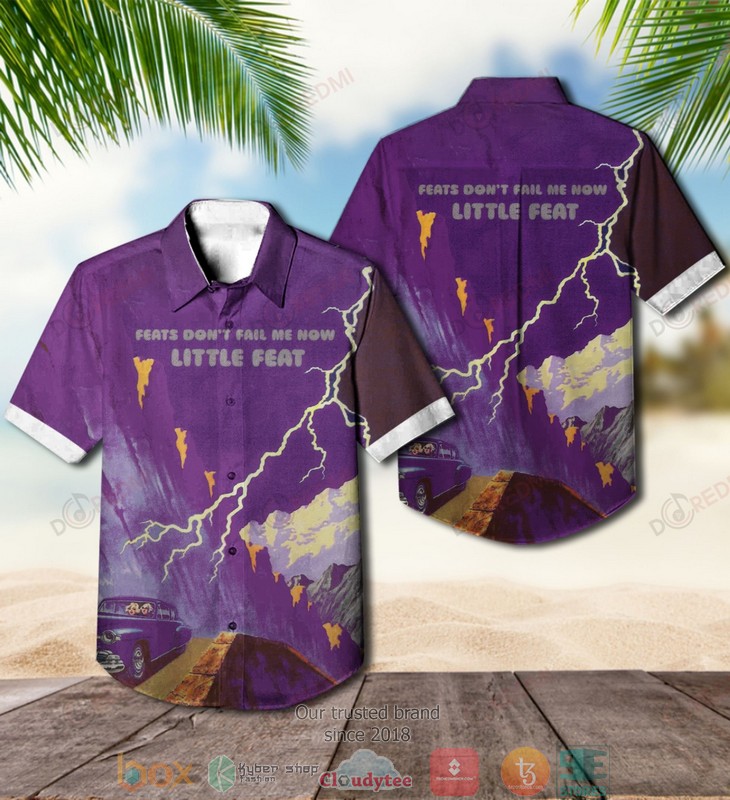 BEST Little Feat Band Feats Don't Fail Me Now Aloha Shirt word1