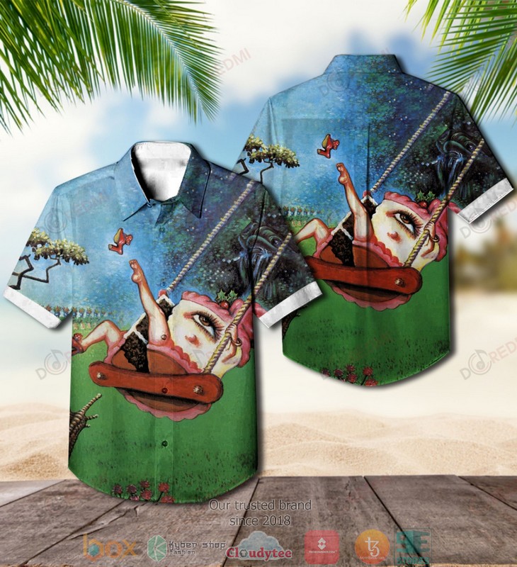 BEST Little Feat Band Sailin' Sneaker Shoes Aloha Shirt word1
