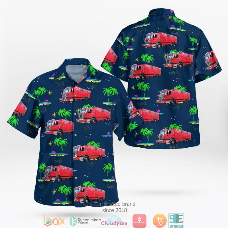 Liverpool New York Liverpool Fire Department Hawaiian Shirt