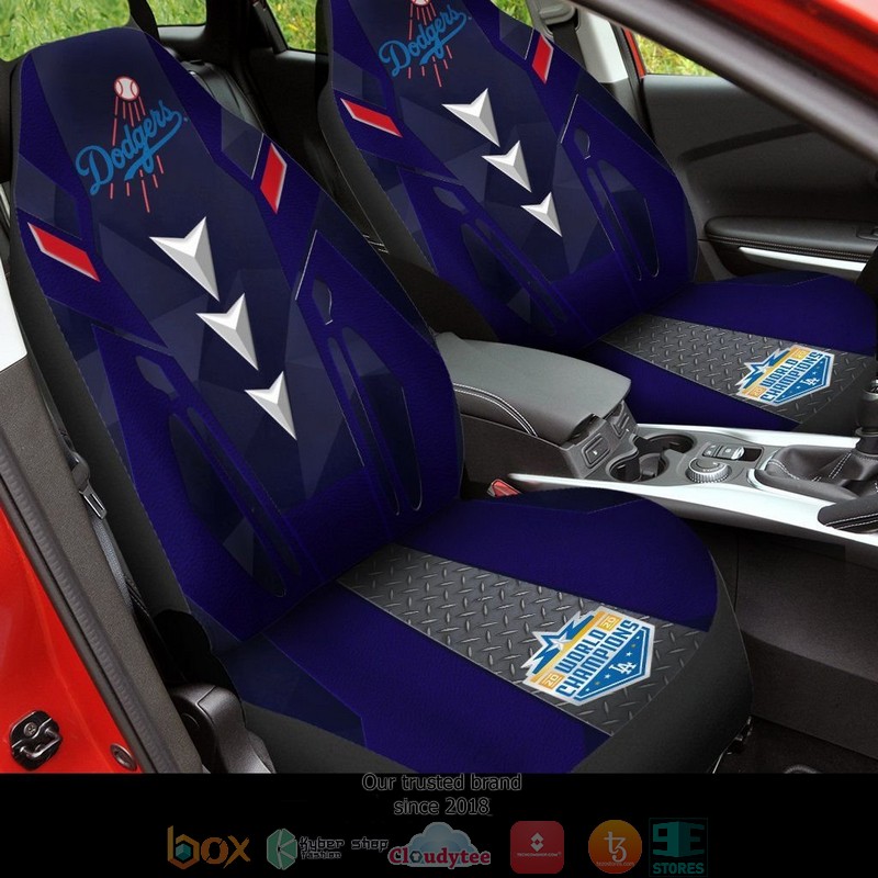 Los Angeles Dodgers Dark Blue Limited Car Seat Covers