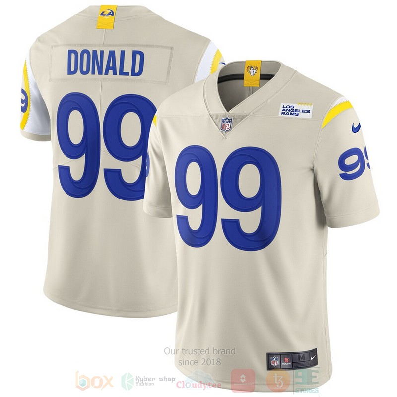 BEST Los Angeles Rams Aaron Donald Bone Vapor Jersey Football 2 BEST Los Angeles Rams Aaron Donald Bone Vapor Jersey Football word2