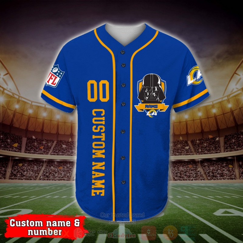 BEST Los Angeles Rams, Darth Vader Custom AOP Baseball Jersey 2 BEST Los Angeles Rams, Darth Vader Custom AOP Baseball Jersey word2
