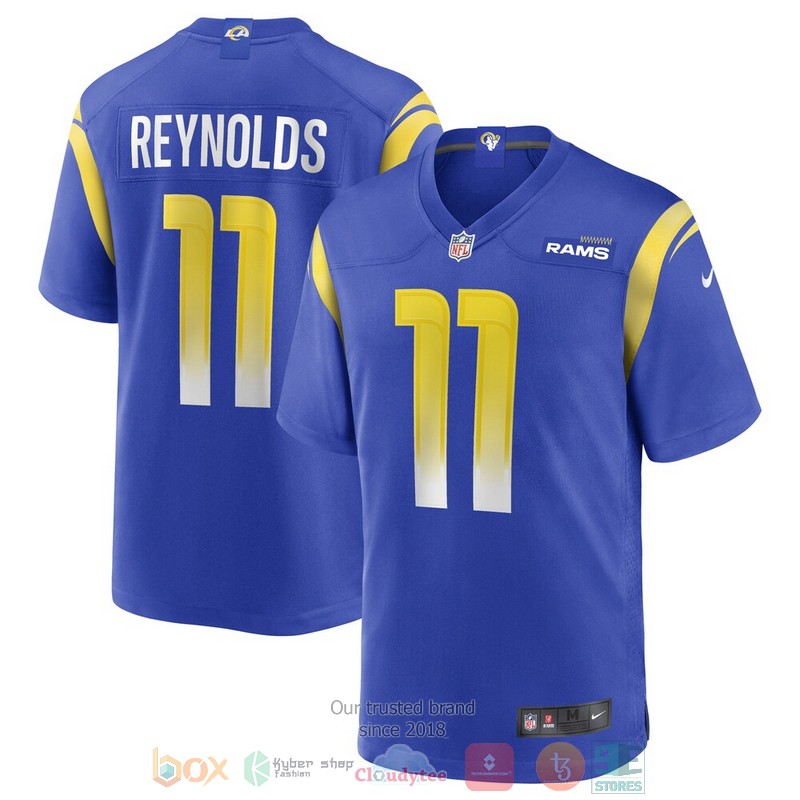 NEW Los Angeles Rams Josh Reynolds Royal Football Jersey 5