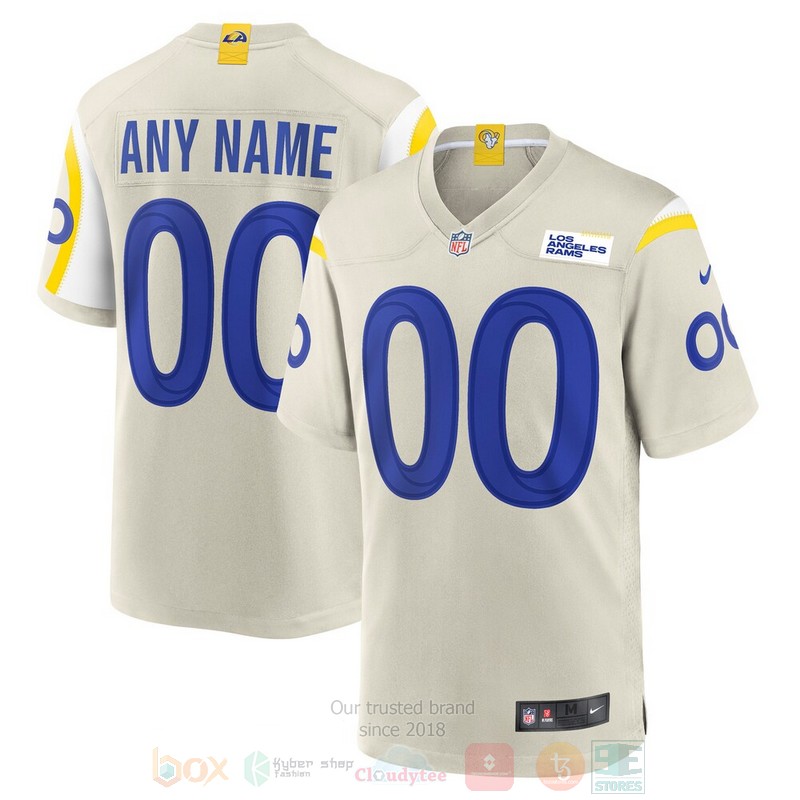BEST Los Angeles Rams NFL Bone Custom Jersey Football