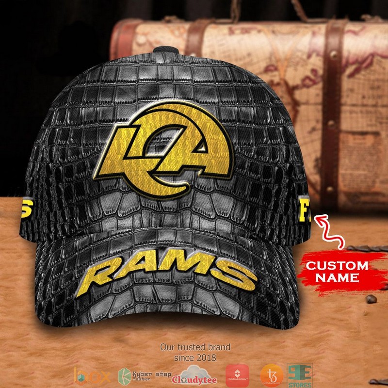 Los Angeles Rams Printed Luxury NFL Custom Name Cap word3