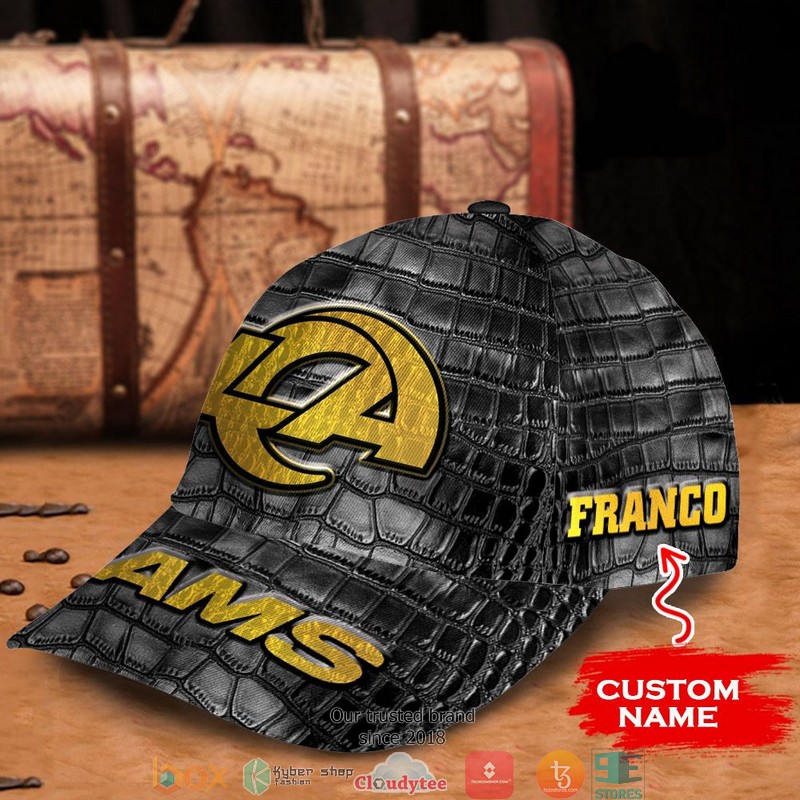 Los Angeles Rams Printed Luxury NFL Custom Name Cap 3 Los Angeles Rams Printed Luxury NFL Custom Name Cap word2