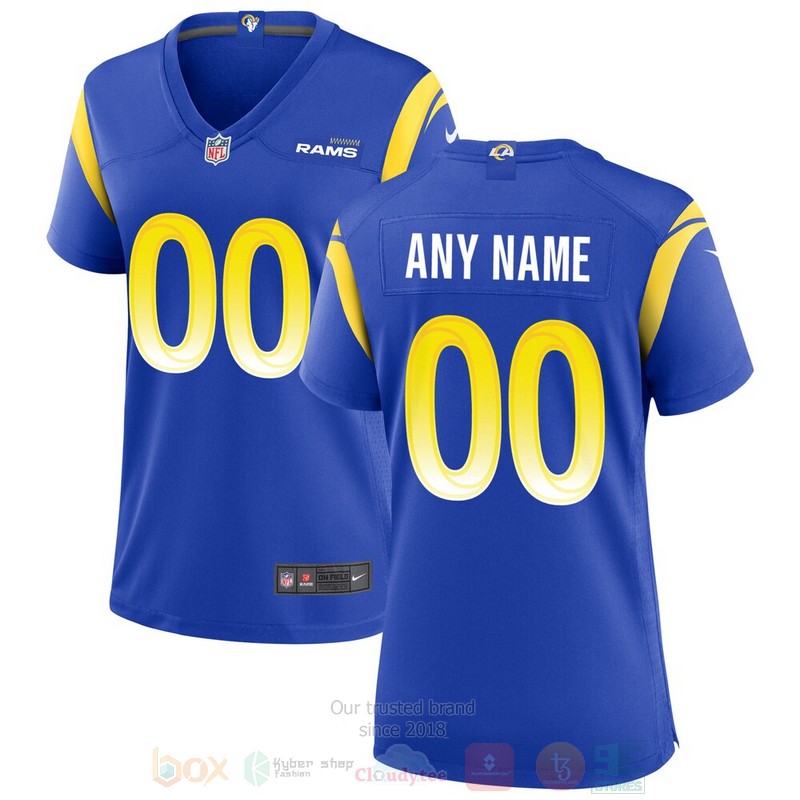 BEST Los Angeles Rams Royal Custom Jersey Football 3 BEST Los Angeles Rams Royal Custom Jersey Football word2