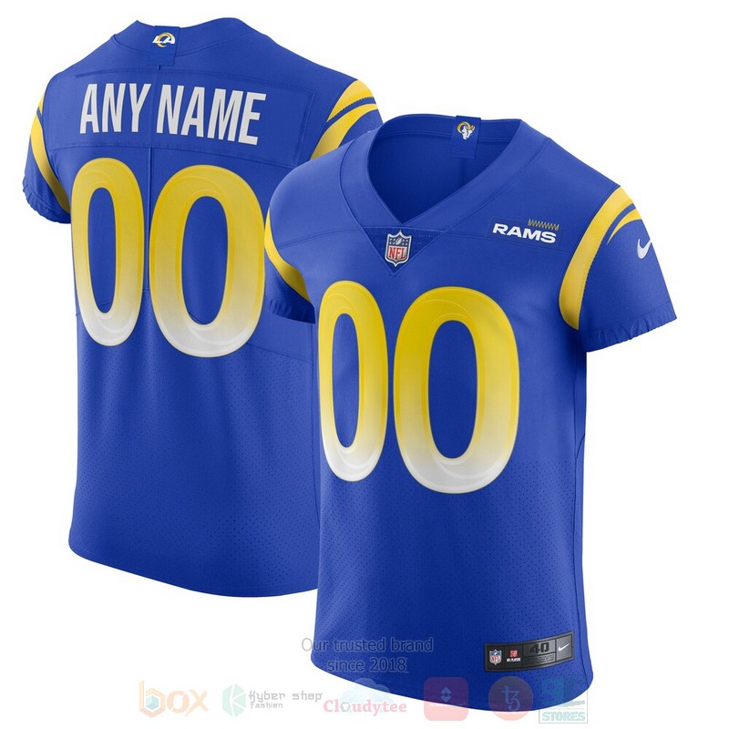 BEST Los Angeles Rams Royal Vapor Elite Custom Jersey Football 2 BEST Los Angeles Rams Royal Vapor Elite Custom Jersey Football word2