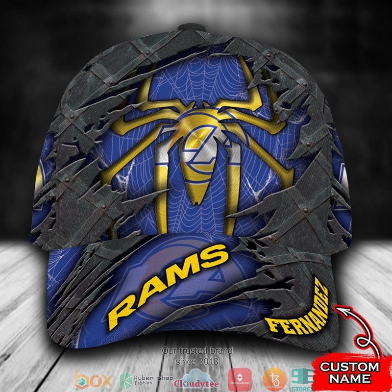 Los Angeles Rams Spider Man NFL Custom Name Cap word1
