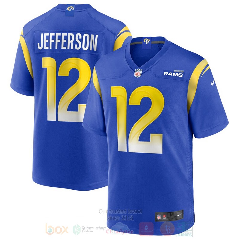 BEST Los Angeles Rams Van Jefferson Royal Jersey Football 11 BEST Los Angeles Rams Van Jefferson Royal Jersey Football word1