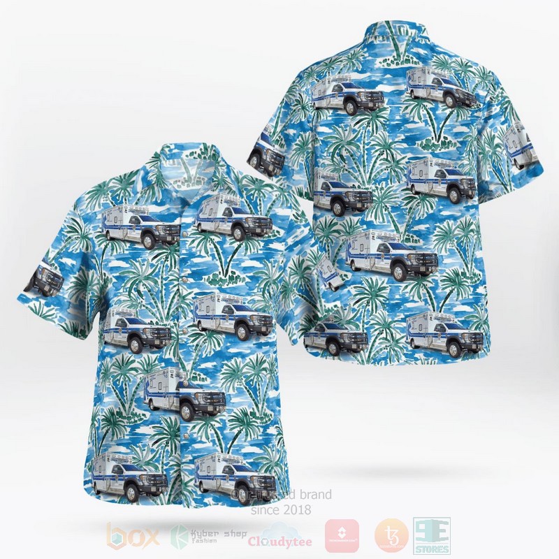 BEST Louisa, Virginia, Louisa County Volunteer Rescue Squad 3D Aloha Shirt word3