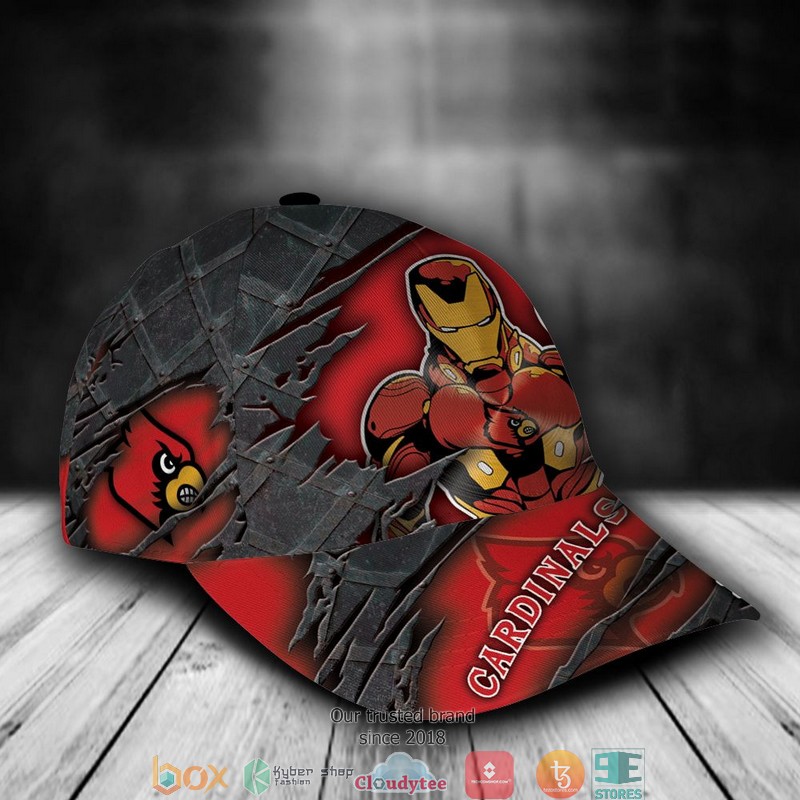 Louisville Cardinals Iron Man NCAA1 Custom Name Cap 2 Louisville Cardinals Iron Man NCAA1 Custom Name Cap word3