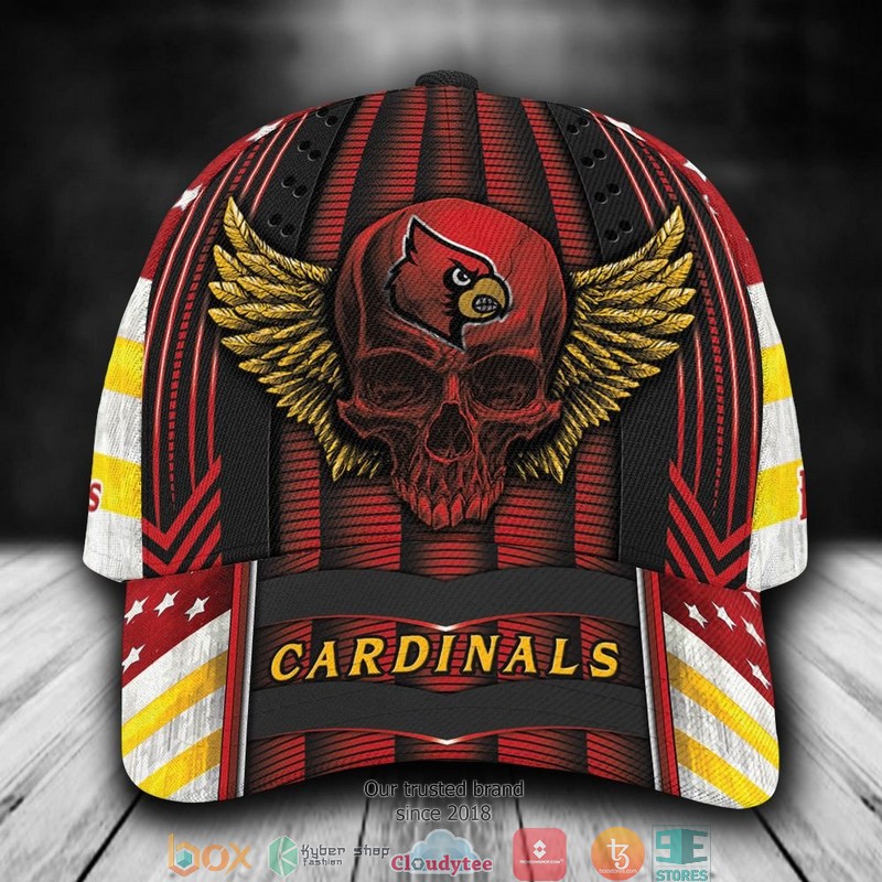 Louisville Cardinals Luxury Skull NCAA1 Custom Name Cap 9 Louisville Cardinals Luxury Skull NCAA1 Custom Name Cap word3