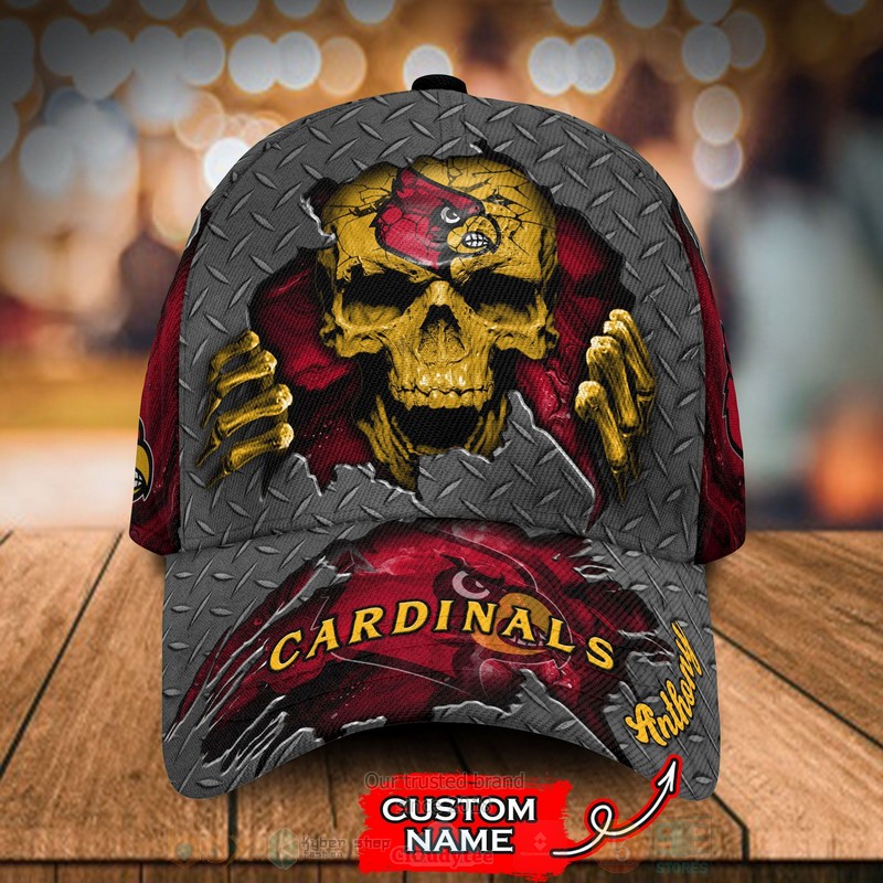 BEST Louisville Cardinals Skull NCAA Team Custom Name 3D Cap 8 BEST Louisville Cardinals Skull NCAA Team Custom Name 3D Cap word1