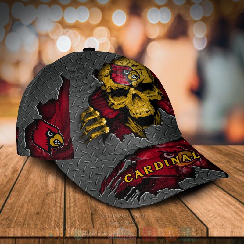 BEST Louisville Cardinals Skull NCAA Team Custom Name 3D Cap 2 BEST Louisville Cardinals Skull NCAA Team Custom Name 3D Cap word3