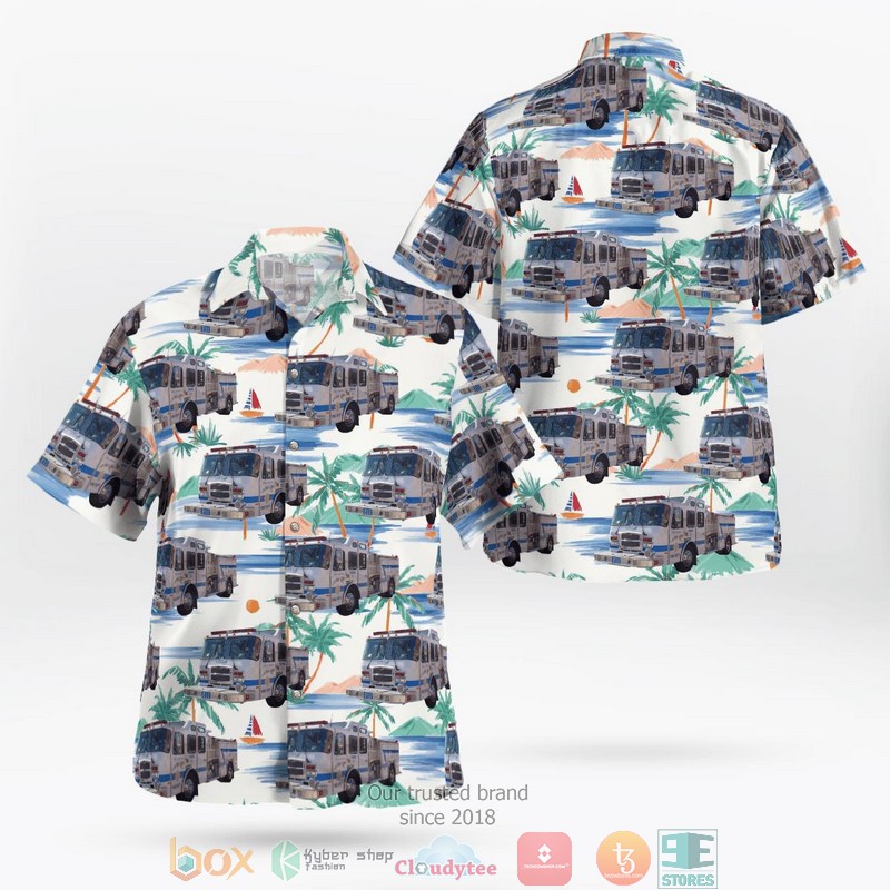 Luling Louisiana Luling Volunteer Fire Department Station 21 Aloha Shirt word2