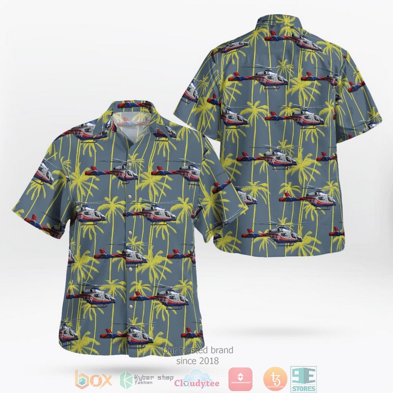 Luxembourg Air Rescue MD Helicopters MD Explorer 902 Hawaii 3D Shirt word2