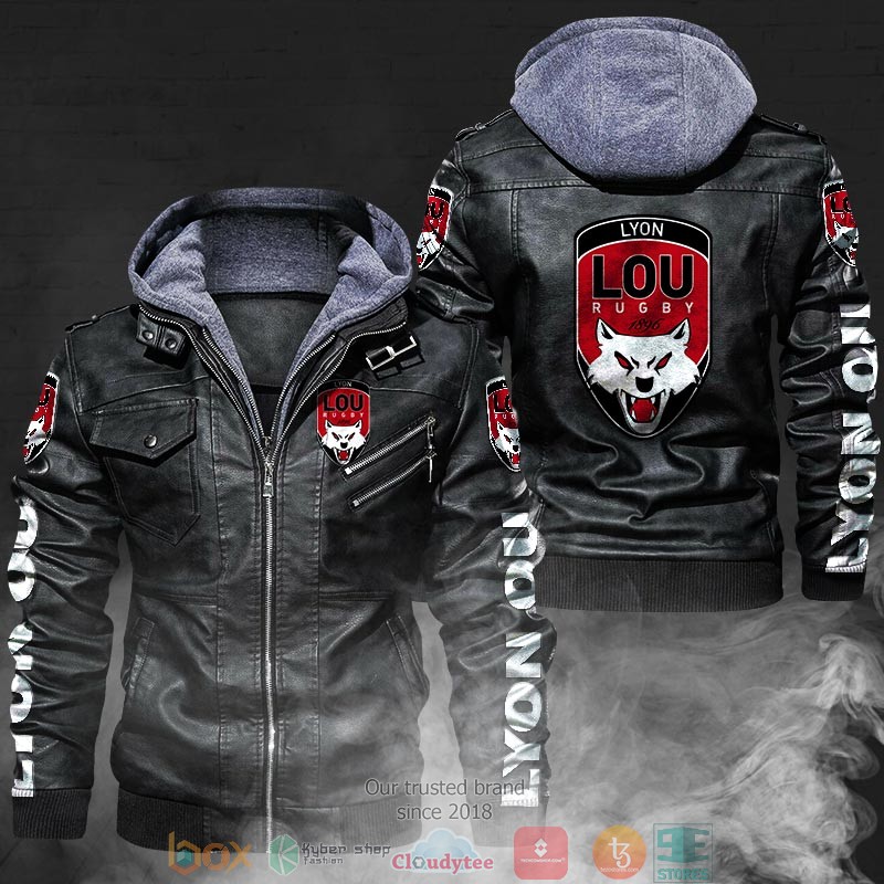 NEW Lyon OU PU Leather Jacket 2 NEW Lyon OU PU Leather Jacket word2