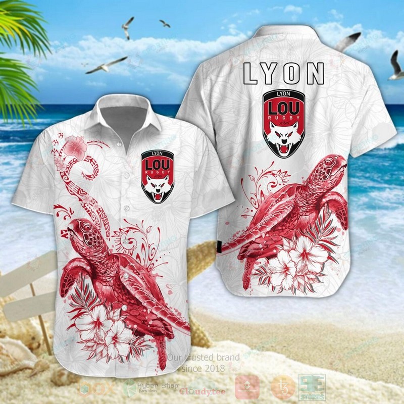 BEST Lyon OU Turtle Aloha Hawaiian Shirt, Short Pants