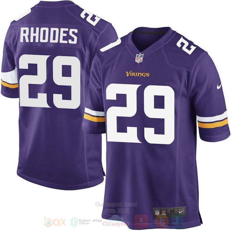 BEST Xavier Rhodes Minnesota Vikings Jersey Football word2