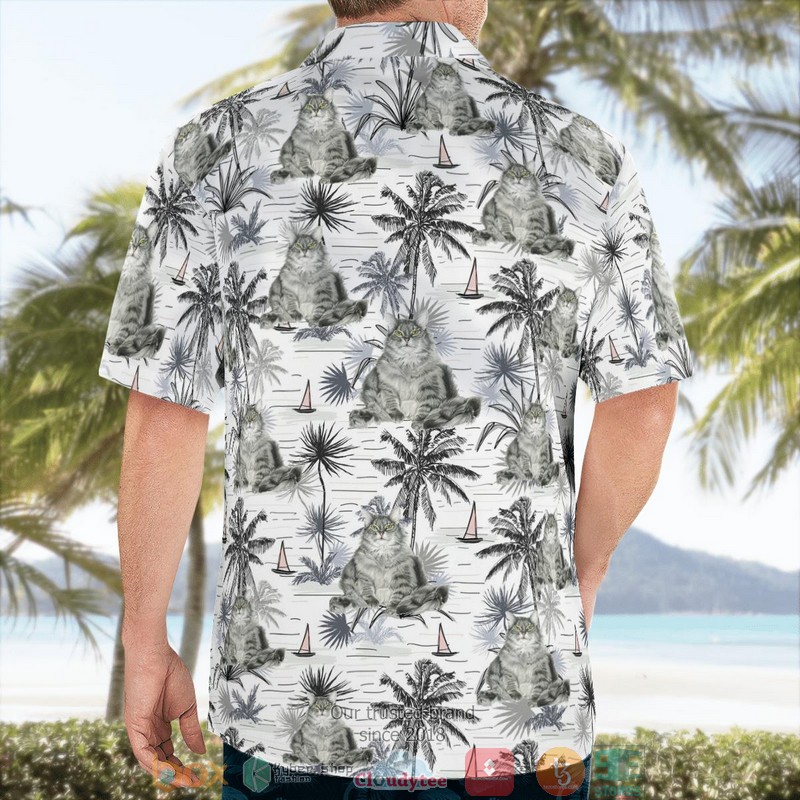 Maine Coon Cat Hawaii 3D Shirt 2 Maine Coon Cat Hawaii 3D Shirt word2