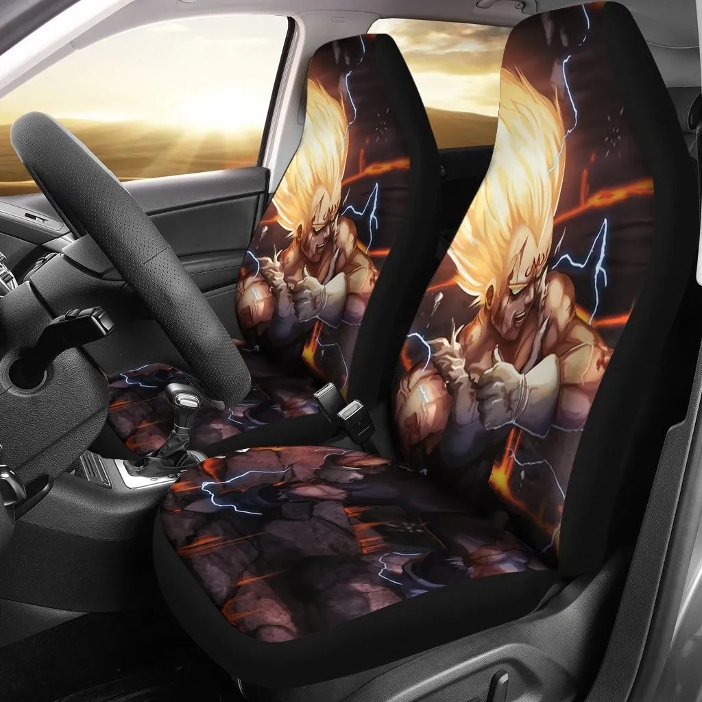 Majin Vegeta Dragon Ball Fire Limited Car Seat Covers