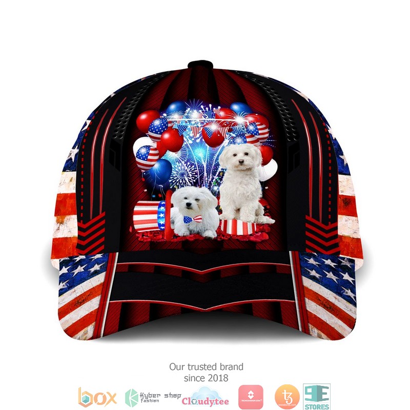 Maltese Patriot Us Flag Balloon Cap 2 Maltese Patriot Us Flag Balloon Cap word1