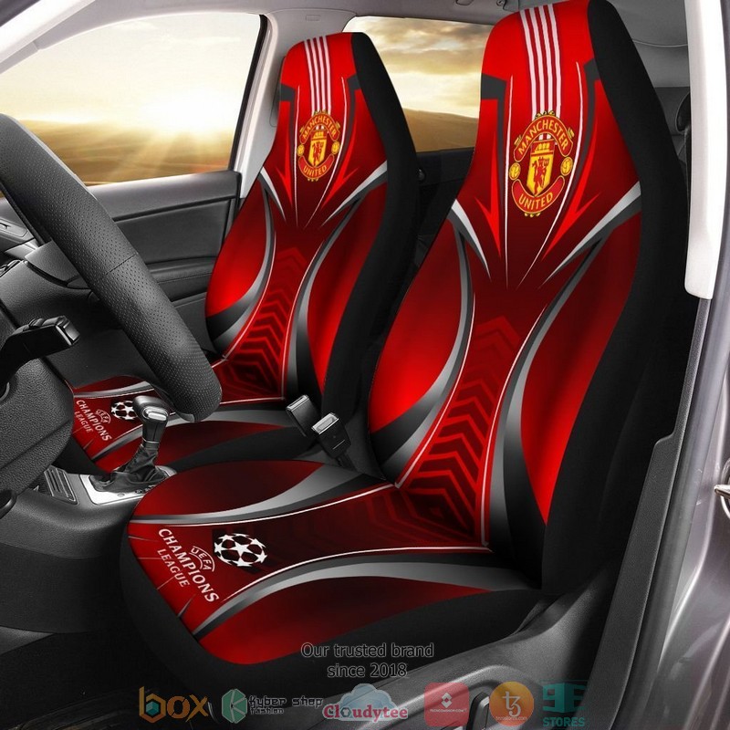 Manchester United Dark Red Car Seat Covers