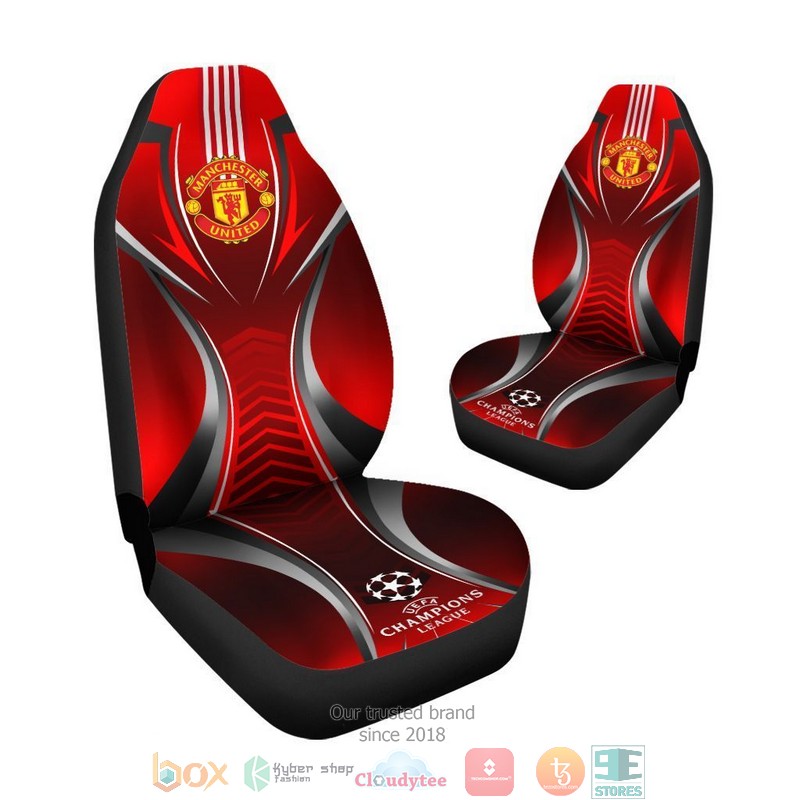 Manchester United Dark Red Car Seat Covers 3 Manchester United Dark Red Car Seat Covers word2