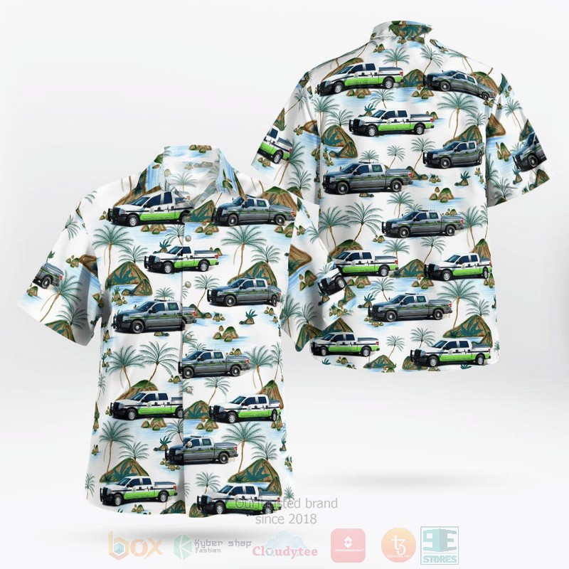 BEST Marathon Fire Department, Florida 3D Aloha Shirt word1