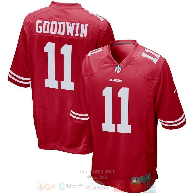 BEST Marquise Goodwin San Francisco 49ers Jersey Football word3