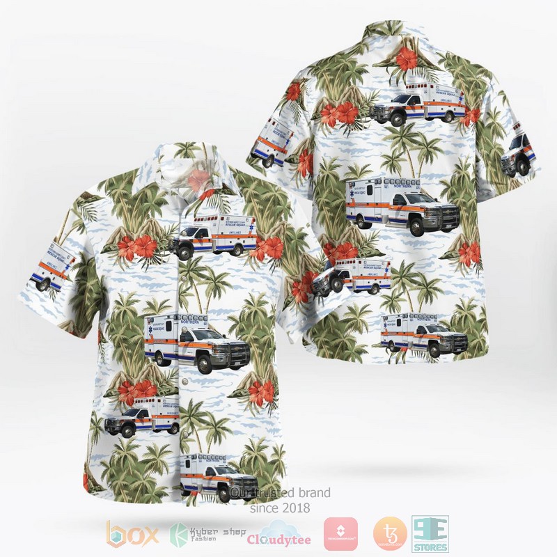 BEST Maryland Northern Garrett County Rescue Squad Hawaii Shirt word1