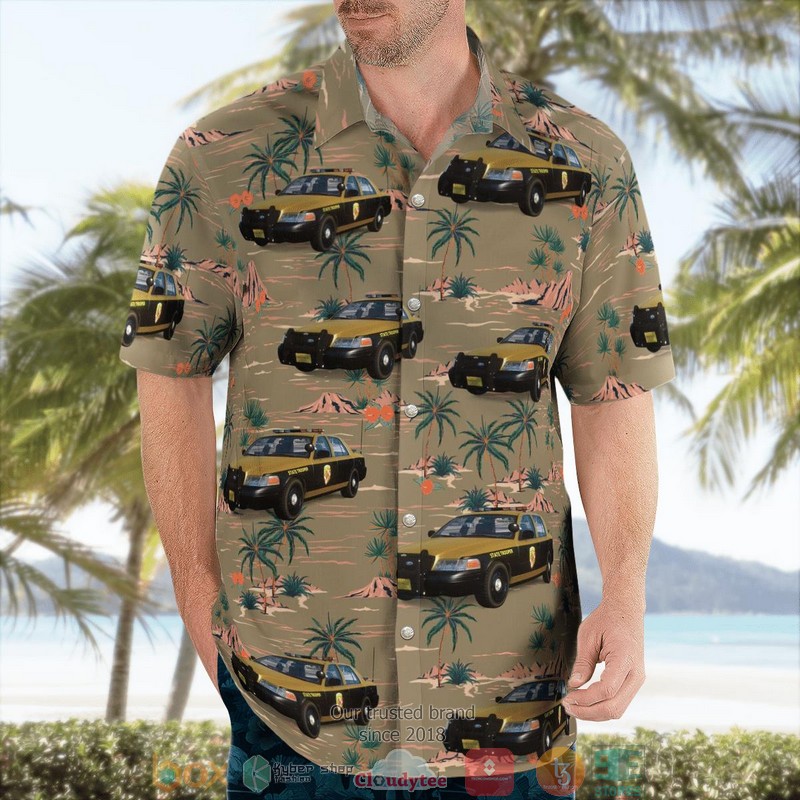 Maryland State Police Maryland Crown Victoria Hawaiian Shirt 3 Maryland State Police Maryland Crown Victoria Hawaiian Shirt word2
