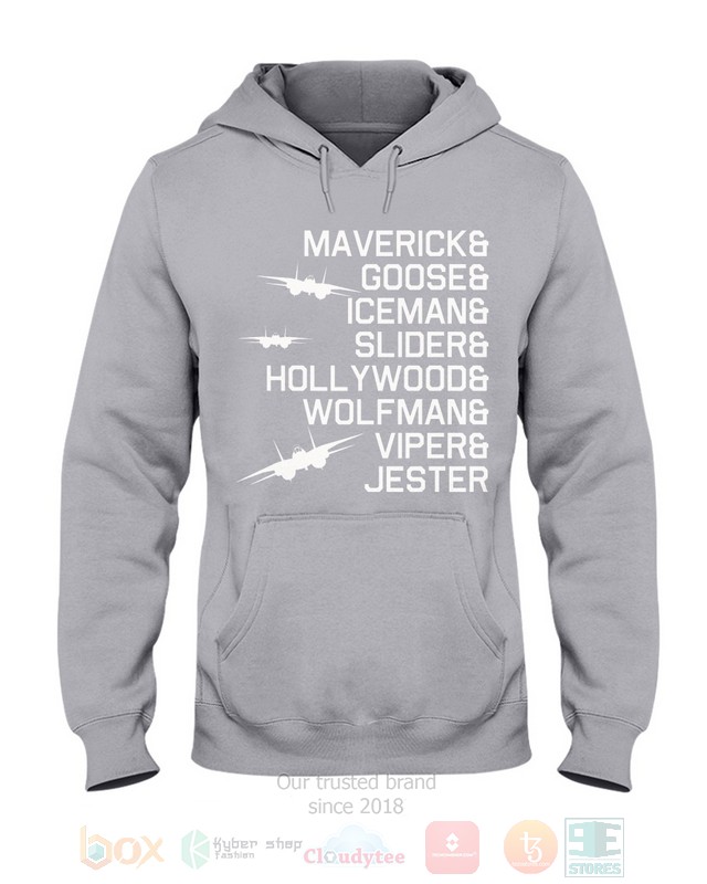 Maverick Goose Iceman Slider Hollywood Top Gun Hoodie, Shirt word3